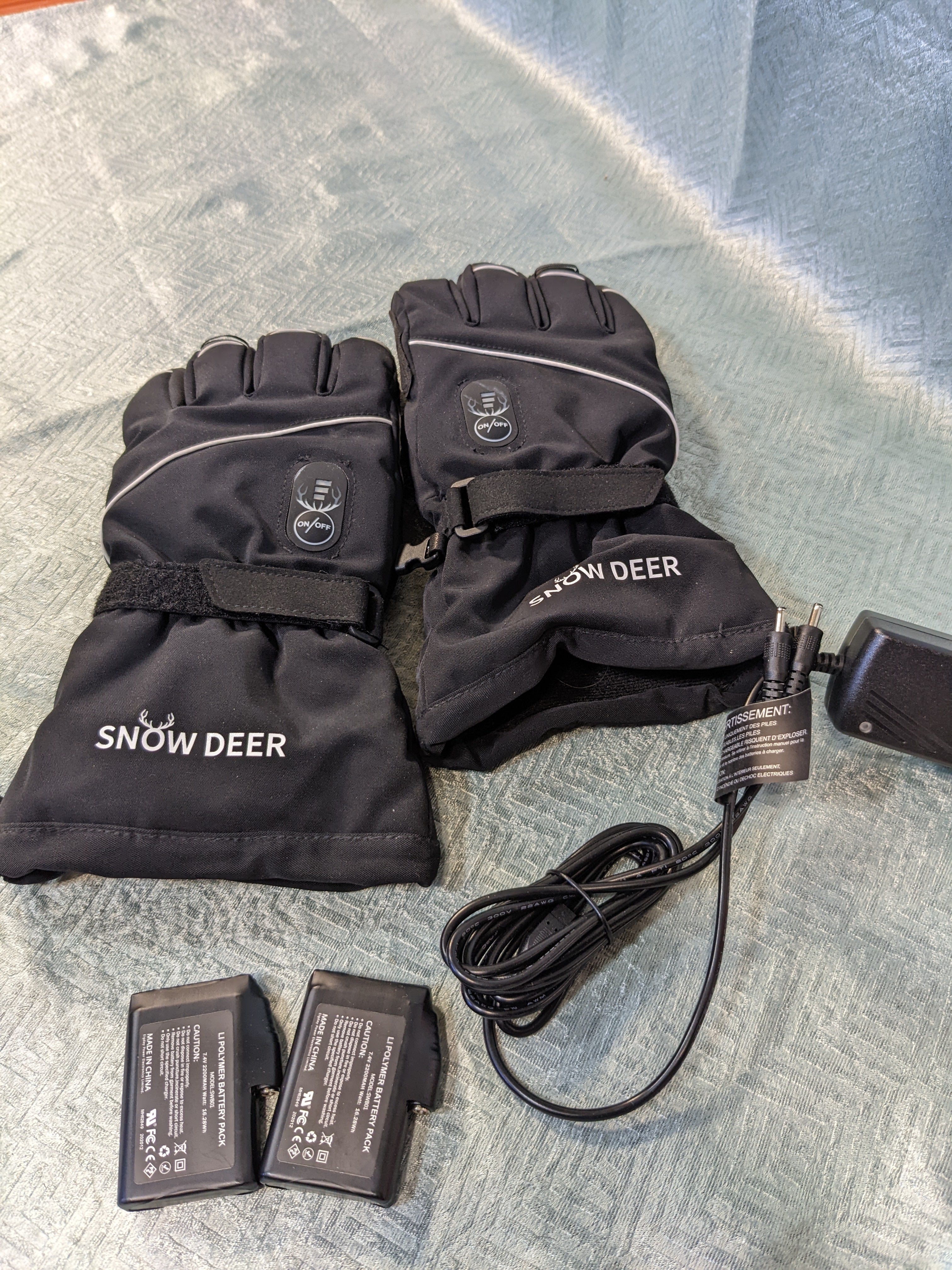 Electric Heated Gloves for Men & Women, Waterproof & Windproof Medium (7530532438254)